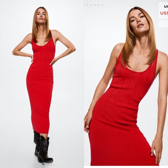 Mango Dresses & Skirts - MANGO Ribbed dress